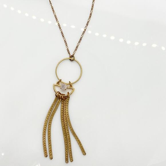 NEW Anthropologie x Hailey Gerrits Elm Pendant Necklace - Picture 4 of 12